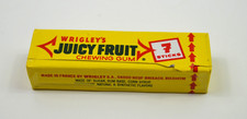 alte Packung WRIGLAY´S Juicy Fruit Chewing Gum Kaugummi Lebensmittel 9354
