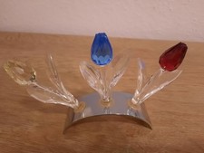 Swarovski Tulpenständer mit  3 grossen Tulpen ohne OVP