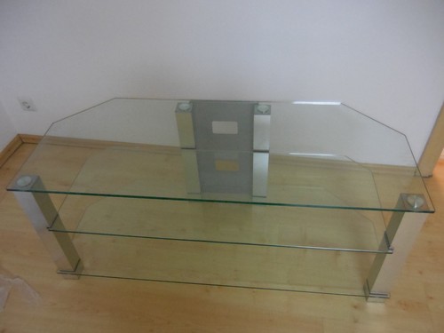Rack hifi aus glas - hifi-rack,
