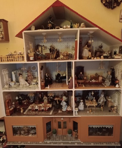 Puppenstube stadthaus mit - -,
