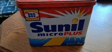 Sunil micro Plus 2kg -  Nostalgie Blechdose -  leer - schlechter Zustand