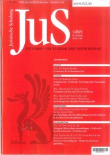 JuS Juristische Schulung