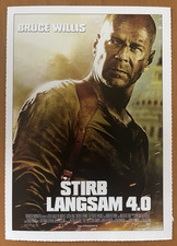Stirb langsam 4.0 - Filmkarte Filmplakatkarte Cinema - Bruce Willis Justin Long