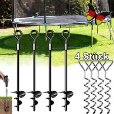 4/8erErdanker Bodenanker Schaukel-Anker Setlang Befestigungsanker Erdnagel Anker