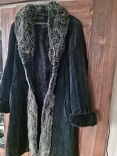 Winter-Ledermantel Damen