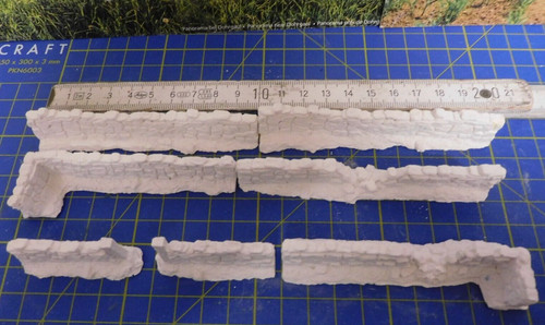 Diorama 7 mauerteile - 1:72, diorama: