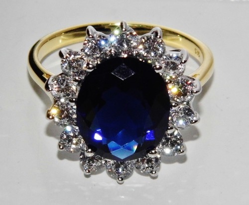 Großer diana cluster ring - cluster-ring, 9