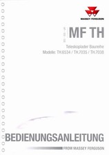 Massey Ferguson MF TH Teleskoplader Betriebsanleitung Original Unbenutzt