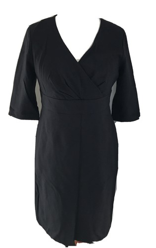 Lands end kleid - schwarz, 42