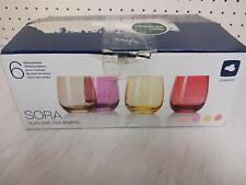 Leonardo - 6 Whiskybecher - Wassergläser - bunt - 300ml -- 9441/2002