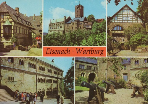 Ddr ansichtskarte eisenach - ddr,