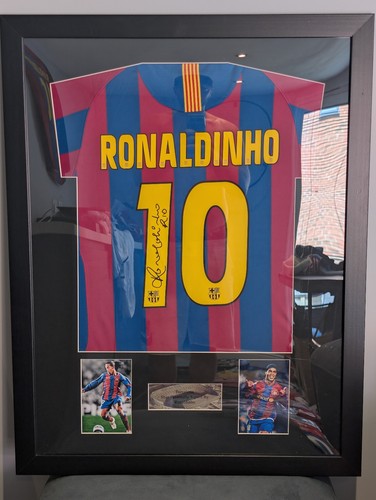 Ronaldinho signiert barcelona - signiert,