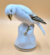 Porzellanfigur Metzler & Ortloff Ilmenau, Vogel, Kreuzschnabel, Art déco