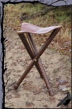 Mittelalter Larp Stuhl - Dreibein  Epic Armoury