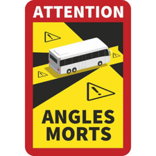 1x Angles Morts Aufkleber