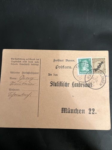 Dienst postkarte mif mit - postkarte,