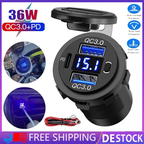 12v usb auto kfz - qc,