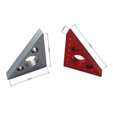 Aluminium dreieck lineal - aluminium,