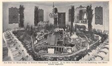 Waldorf Astoria Hotel New York - Tischdekoration für Minen Könige - 1905 ~16x9cm