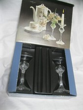 2 Tischleuchter Tischvasen