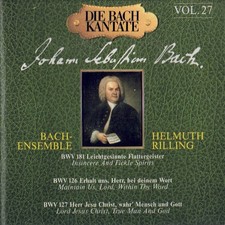 Johann Sebastian Bach Kantaten Rilling Vol.27 (Hänssler Classic, CD)