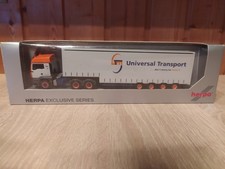  Herpa Universal Transport Spedition MAN TGA Meusburger  Schwertransport  1:87