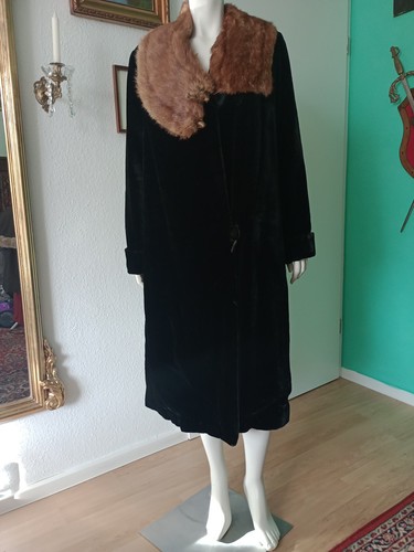 Antik pelzmantel mit - antik,