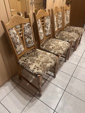 Holzstühle Mit Polster  4Stück TOP Zustand Echtholz