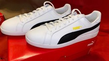 BVB 09 PUMA Sneaker Grösse 43 Smash L (EUR43 UK9 US10) white-black-cyber yellow