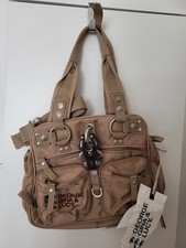NEU GGL Schulter-Tasche Two gether in beige