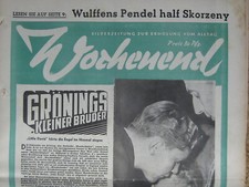 Wochenend - 22. September 1949 - Zeitschrift zum Geburtstag / Jahrestag