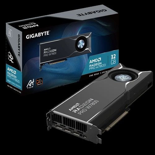 Gigabyte amd radeon pro w7800 - gigabyte,