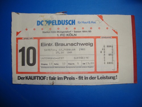 Ticket fc köln - ticket,