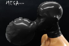 ☀️ LATEXTIL ☀️ - Latexmaske "MEGA-BLOW" - breath play mask - NEU / NEW