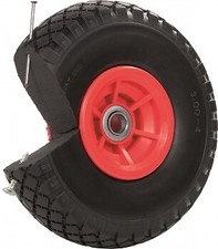 pro-bau-tec Block- u. Lenkrollen, Ersatzräder PU Rad 260x85mm/3.00-4 auf KS Felg