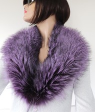 Pelz Schal Silberfuchs Kragen