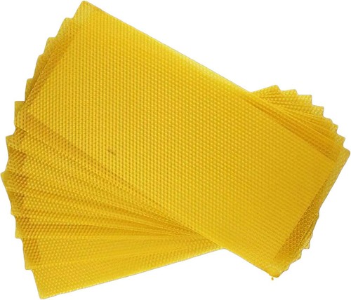 100 reines bienenwachs blatt - 100%,