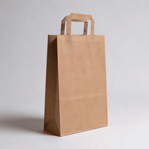 Papiertragetaschen braun - papiertragetaschen, +