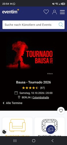 Bausa tournado 2026 - 2026, 2x