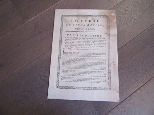 Plakat 1769 spiele - spiele, lotterie
