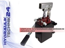 Hydraulik Handpumpe doppelwirknd 12-45 ccm mit 1-10L Tank