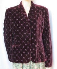 Laura Ashley Samtjacke 42 rot