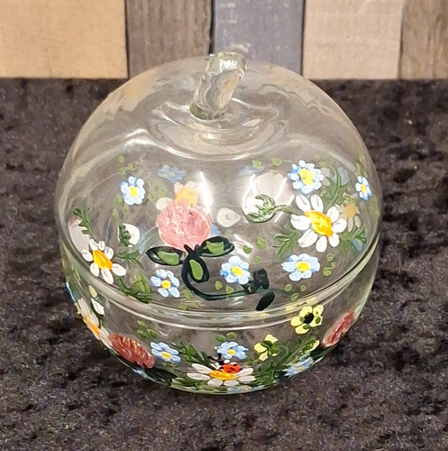 Tolle kleine glas deckeldose - tolle,
