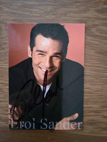 Erol sander autogrammkarte - erol,