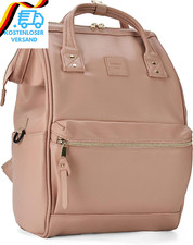 Kah&Kee Leder Rucksack Wickeltasche Laptop Reisen Arzt Lehrer Tasche Für Frauen 