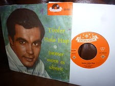 Toni Sailer, Tiroler Hula Hup, Immer wenn es schneit, Polydor 23920, 1959, 7"