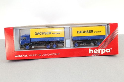 Herpa lkw man kofferzug - herpa,
