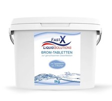 Brom Tabletten 20gr Tabs Poolpflege ohne Chlor - Fast-X Bromtabletten 5 Kg