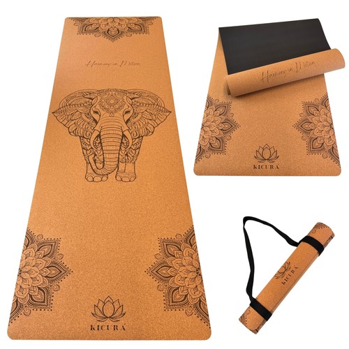 Yogamatte aus kork - aus,