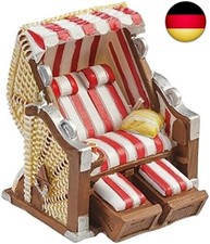 Hobbyfun Strandkorb rot-Weiss